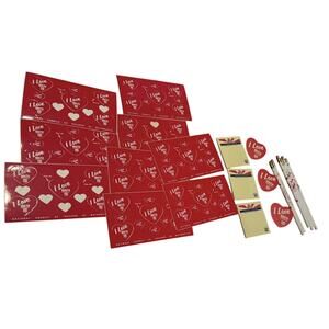 I Love Math NCTM Promo Lot Stickers Pencils Buttons Post-It Pads Vintage Teacher